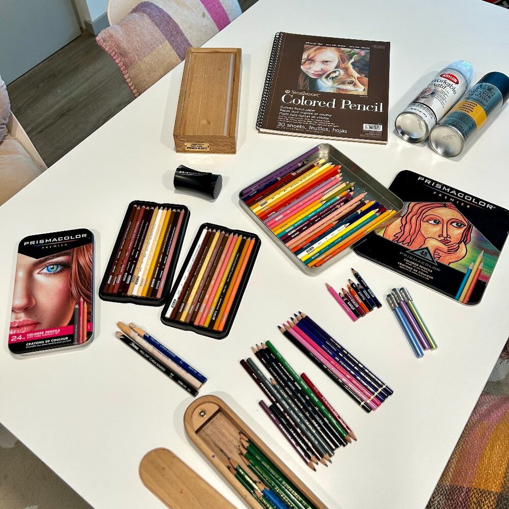 prismacolor colored pencil bundle + faber-castell + art supplies - Picture 3 of 3